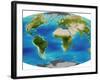 Average Plant Growth of the Earth-null-Framed Photographic Print