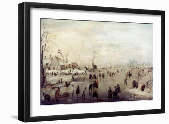 Avercamp: Winter-Hendrick Avercamp-Framed Giclee Print