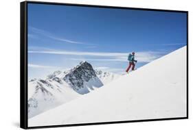 Averill Doering Ski Tours Near The Opus Hut, San Juan Range, Colorado-Louis Arevalo-Framed Stretched Canvas