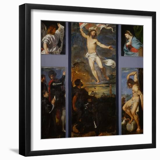 Averoldi Polyptych-Titian (Tiziano Vecelli)-Framed Premium Giclee Print