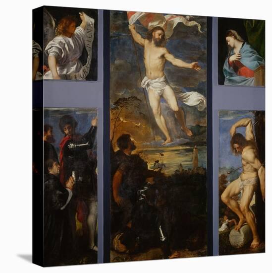 Averoldi Polyptych-Titian (Tiziano Vecelli)-Stretched Canvas