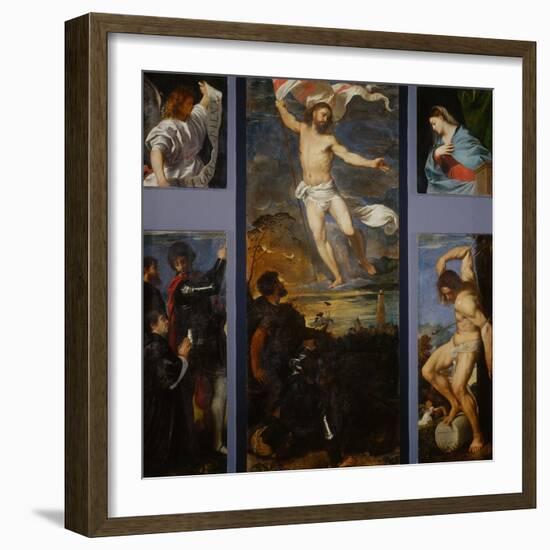 Averoldi Polyptych-Titian (Tiziano Vecelli)-Framed Giclee Print