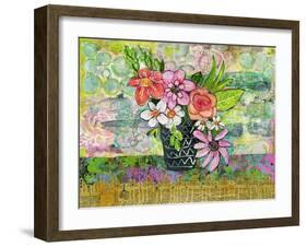 Avery Daisy Flowers-Blenda Tyvoll-Framed Giclee Print