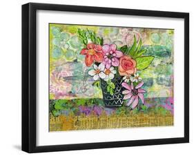 Avery Daisy Flowers-Blenda Tyvoll-Framed Giclee Print