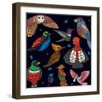 Aves, Mix Ecuador-Belen Mena-Framed Giclee Print