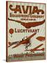 Avia Geillustreerd Tijdschrift Poster-null-Stretched Canvas