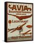 Avia Geillustreerd Tijdschrift Poster-null-Framed Stretched Canvas