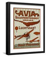 Avia Geillustreerd Tijdschrift Poster-null-Framed Giclee Print