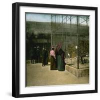 Aviaries at the Jardin D'Acclimatation, Paris (XVIth Arrondissement), Circa 1890-1895-Leon, Levy et Fils-Framed Photographic Print