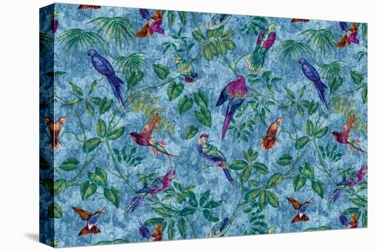 Aviary Blue-Bill Jackson-Stretched Canvas