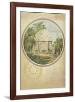 Aviary in a Winter Garden-Adrien Chancel-Framed Giclee Print