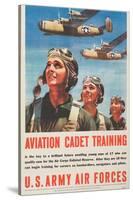 "Aviation Cadet Training: U.S. Army Air Forces", 1943-null-Stretched Canvas