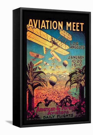 Aviation Meet in Los Angeles-null-Framed Stretched Canvas