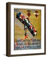 Aviation Meet Promotion-Lantern Press-Framed Art Print