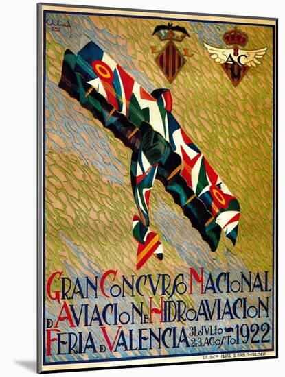 Aviation Meet Promotion-Lantern Press-Mounted Art Print