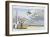 Aviation Meeting at Champagne, published by Mabileau, Paris, 1910-Marguerite Montaut-Framed Giclee Print