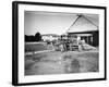 Aviation Pioneer Orville Wright Taking Off for 2nd Army Test in Wright Flyer-null-Framed Premium Photographic Print