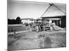 Aviation Pioneer Orville Wright Taking Off for 2nd Army Test in Wright Flyer-null-Mounted Premium Photographic Print