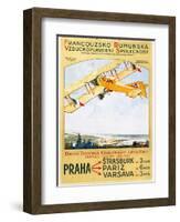 Aviation Poster, 1922-null-Framed Giclee Print