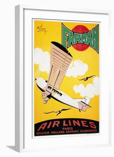 Aviation Poster, 1926-null-Framed Giclee Print