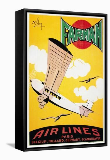 Aviation Poster, 1926-null-Framed Stretched Canvas