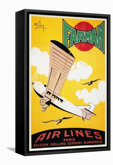 Aviation Poster, 1926-null-Framed Stretched Canvas