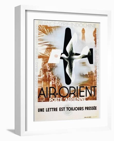 Aviation Poster, 1932-null-Framed Giclee Print