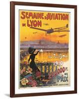 Aviation Weekend At Lyon, France-Charles Tichon-Framed Art Print