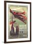Aviation Weekend At Rouen, 150,000 Franc Prize-Georges Villa-Framed Art Print