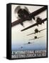 Aviation Zurich-null-Framed Stretched Canvas