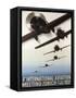 Aviation Zurich-null-Framed Stretched Canvas