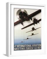 Aviation Zurich-null-Framed Giclee Print