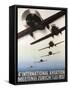 Aviation Zurich-null-Framed Stretched Canvas