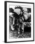 Aviator Charles Lindbergh Posing in Front of His Plane "The Spirit of St. Louis."-null-Framed Premium Photographic Print