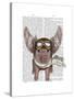 Aviator Piggy-Fab Funky-Stretched Canvas