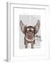 Aviator Piggy-Fab Funky-Framed Art Print