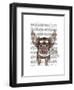 Aviator Piggy-Fab Funky-Framed Art Print