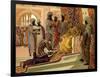 Avicena Being Received by the Governor of Ispahan-Josep or Jose Planella Coromina-Framed Giclee Print