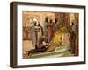 Avicena Being Received by the Governor of Ispahan-Josep or Jose Planella Coromina-Framed Giclee Print