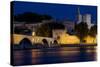 Avignon at Night, Provence, France-phbcz-Stretched Canvas