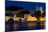 Avignon at Night, Provence, France-phbcz-Mounted Photographic Print