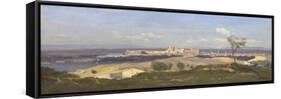 Avignon from the West, 1836-Jean-Baptiste-Camille Corot-Framed Stretched Canvas