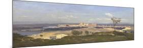 Avignon from the West, 1836-Jean-Baptiste-Camille Corot-Mounted Giclee Print