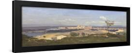 Avignon from the West, 1836-Jean-Baptiste-Camille Corot-Framed Giclee Print