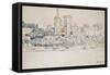 Avignon-Paul Signac-Framed Stretched Canvas