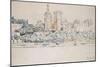 Avignon-Paul Signac-Mounted Giclee Print