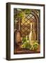 Avila Beach, Califnornia - Chardonnay-Lantern Press-Framed Art Print