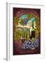 Avila Beach, Califnornia - Merlot-Lantern Press-Framed Art Print