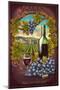 Avila Beach, Califnornia - Merlot-Lantern Press-Mounted Art Print