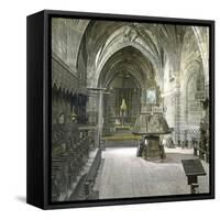 Avila (Spain), Convent of Saint Thomas, the Church's Chancel-Leon, Levy et Fils-Framed Stretched Canvas